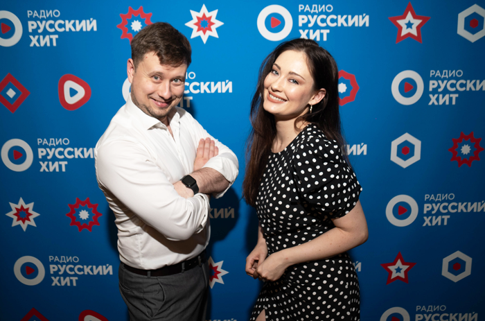Саша Попова в эфире «Радио Русский Хит»