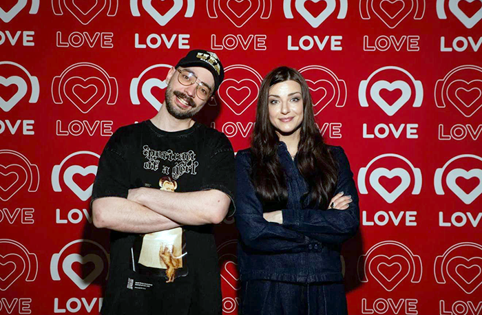 Анастасия Сиваева и ведущий Александр Ушаков