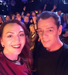 Ведущая Радио Дача Наталья Селихова и Вадим Казаченко на вечеринке Disco Дача