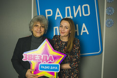 Симон Осиашвили и ведущая Радио Дача Наталья Селихова