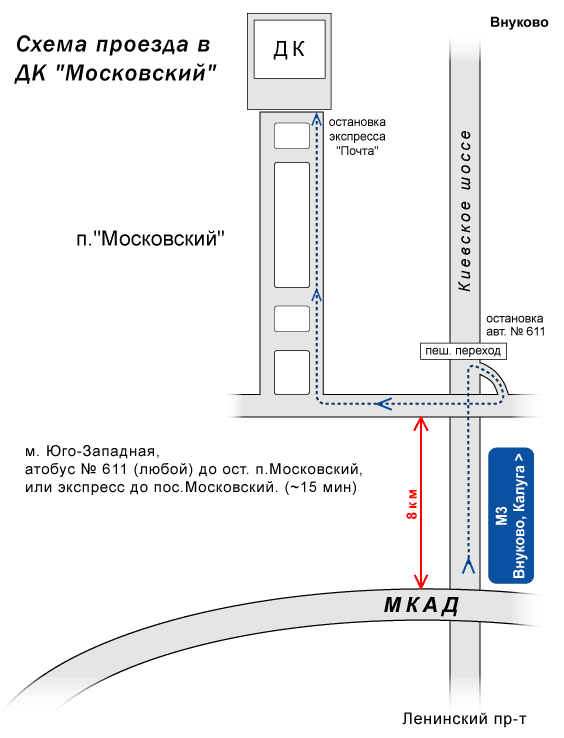 Как добраться до аэропорта внуково на общественном